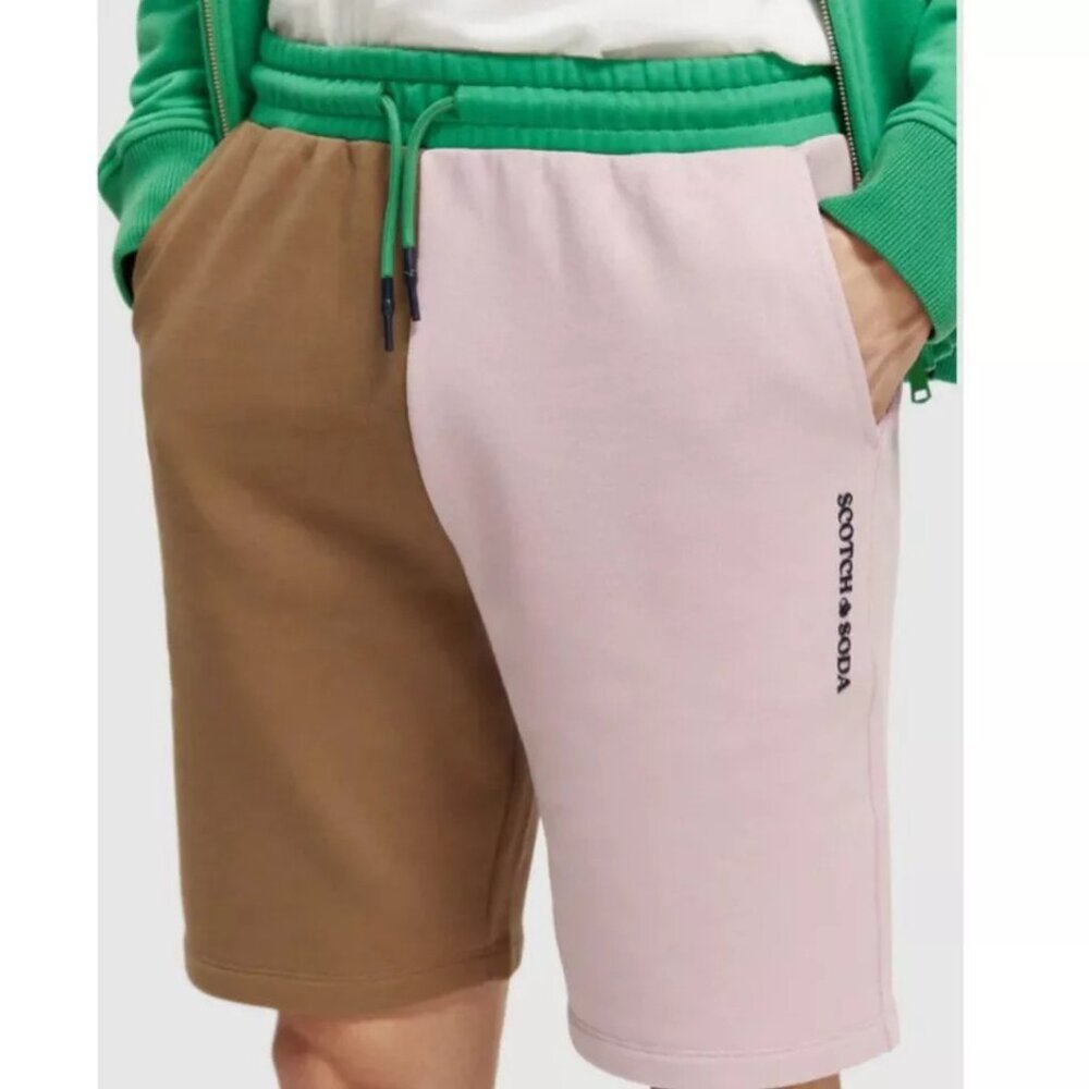 Scotch & Soda Sports Shorts XXL NWT $128 Loungewear Organic Cotton understated